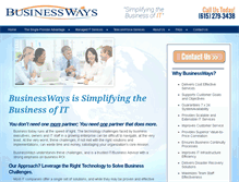 Tablet Screenshot of businessways.com